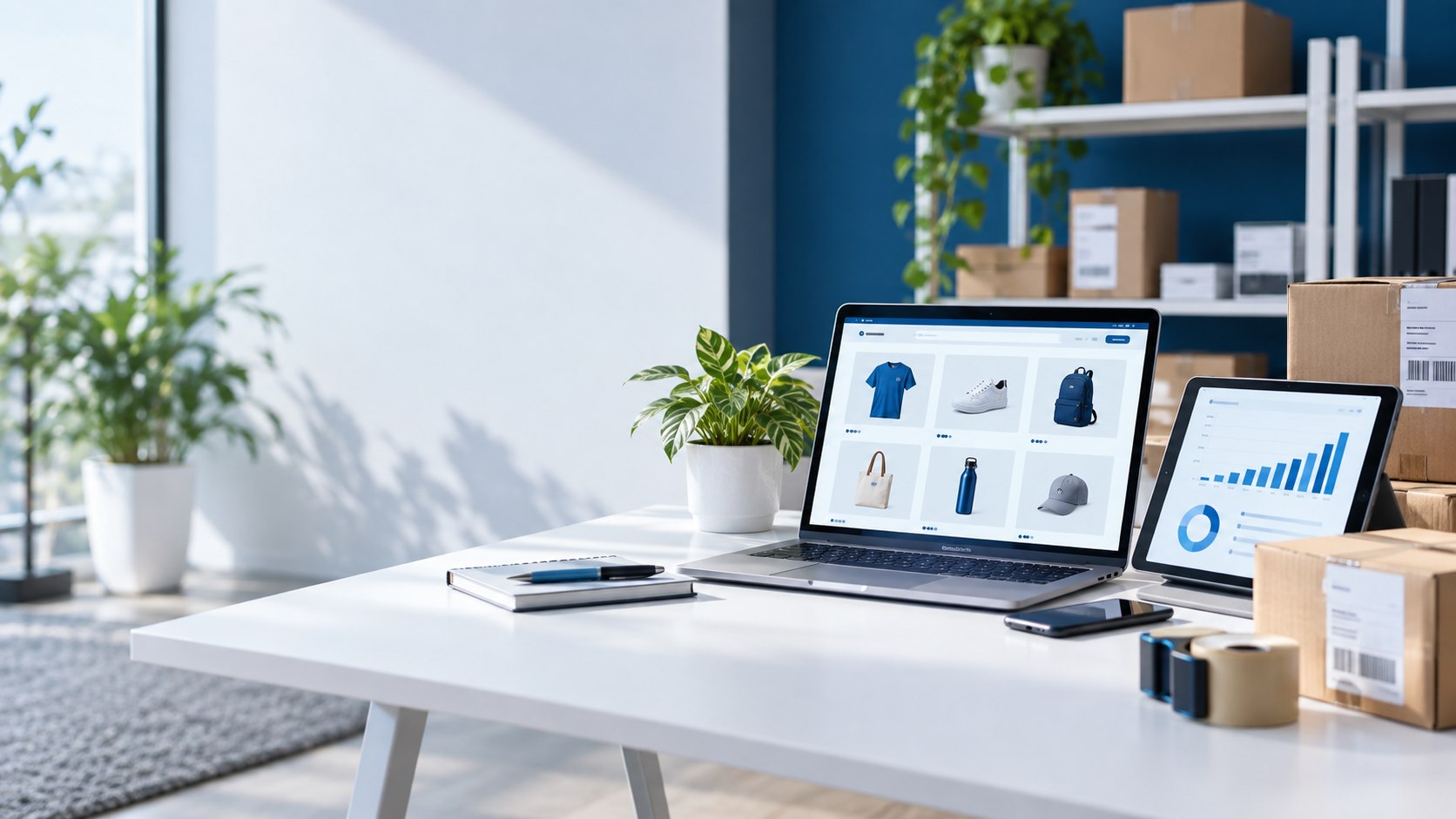 Tienda online conectada con pedidos y analítica